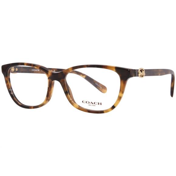 NEW COACH women's hc6180 eyeglasses in milky amber tortoise - Picture 1 of 4